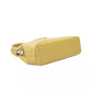 Yellow Polyurethane Women Crossbody Bag