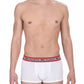 White Cotton Men Underwear Trunk Pack