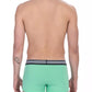 Green Cotton Men Underwear Trunk Pack