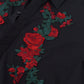 Elegant Floral Embroidered Cotton Shirt