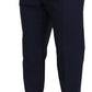 Elegant Dark Blue Chino Dress Pants