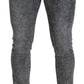 Elegant Grey Skinny Jeans