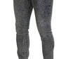 Elegant Grey Skinny Jeans