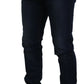 Sleek Skinny Jeans in Dark Blue