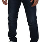 Sleek Skinny Jeans in Dark Blue