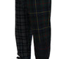 Checkered Wool Blend Jogger Pants