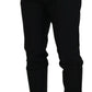 Elegant Black Dress Pants from Virgin Wool Blend