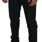 Elegant Black Dress Pants from Virgin Wool Blend