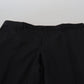 Elegant Black Dress Pants from Virgin Wool Blend