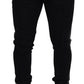 Elegant Black Jogger Pants in Luxe Wool Blend