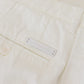 Elegant White Cotton Chino Pants