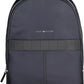 Blue Polyester Men Backpack