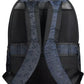 Blue Polyester Men Backpack