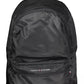 Black Polyester Men Backpack