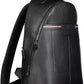 Black Polyethylene Men Backpack