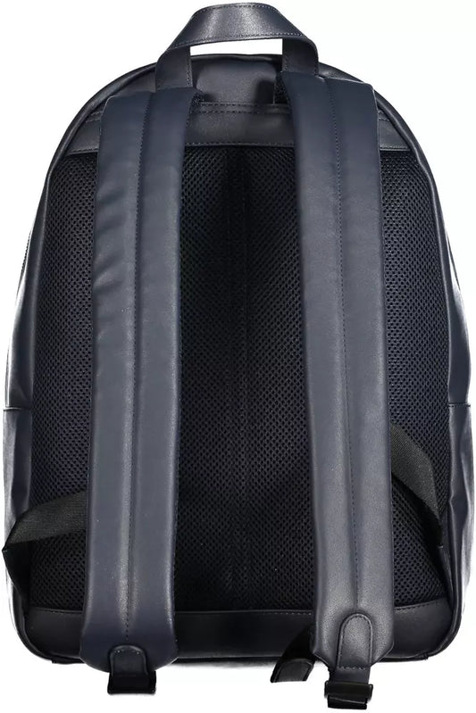 Blue Polyethylene Men Backpack