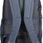 Blue Leather Men Backpack