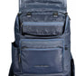 Blue Recycled Polyester Men Backpack