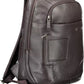 Brown Leather Men Backpack