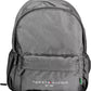 Black Polyester Men Backpack