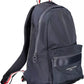 Blue Polyester Men Backpack