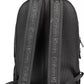 Black Polyester Men Backpack