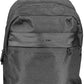 Black Polyester Men Backpack