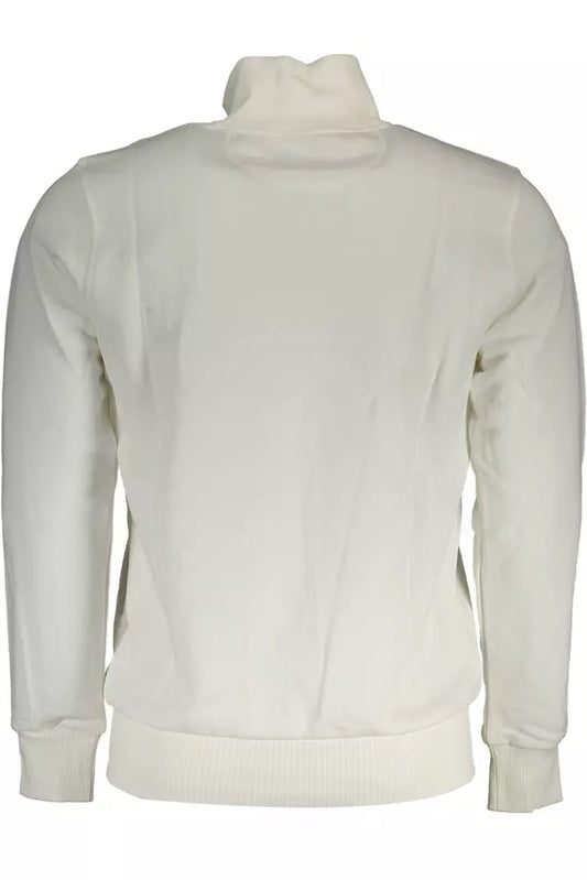 White Cotton Men Sweater