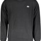 Black Cotton Men Sweater