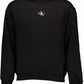 Black Cotton Men Sweatshirt