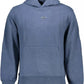 Blue Cotton Men Sweater