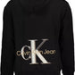 Black Cotton Men Sweatshirt