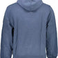 Blue Cotton Men Sweater