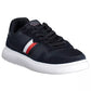 Blue Leather Men Sneaker