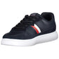 Blue Leather Men Sneaker