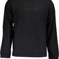 Black Cotton Men Sweater