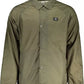 Green Nylon Men Jacket