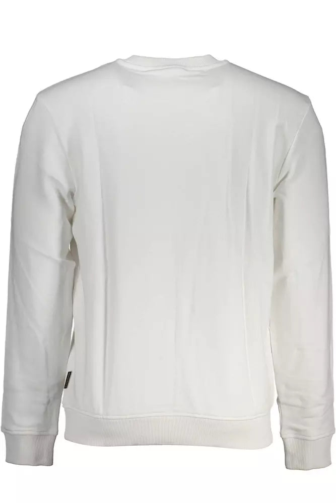 White Cotton Men Sweater