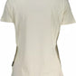 White Cotton Women T-Shirt