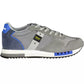 Gray Leather Men Sneaker