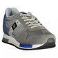 Gray Leather Men Sneaker