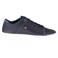 Blue Polyester Men Sneaker