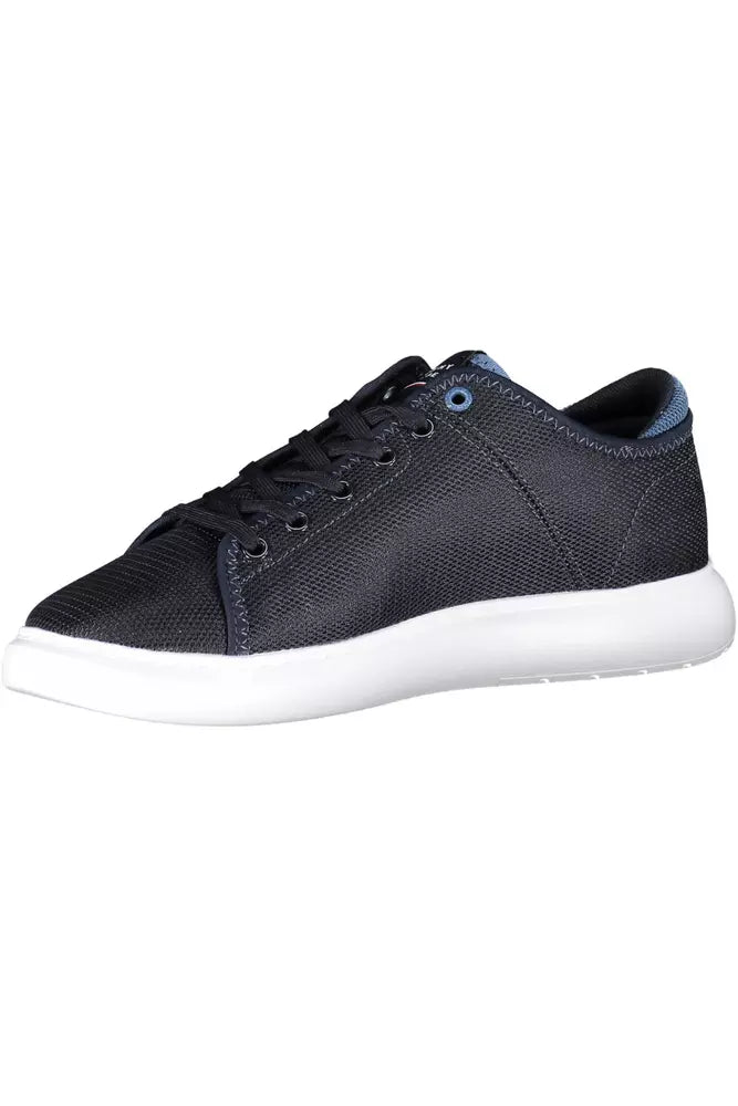 Blue Polyester Men Sneaker