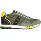 Green Leather Men Sneaker