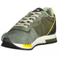 Green Leather Men Sneaker