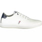 White Polyester Men Sneaker