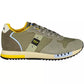 Green Leather Men Sneaker