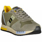 Green Leather Men Sneaker