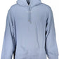 Light Blue Cotton Men Sweater