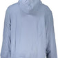 Light Blue Cotton Men Sweater